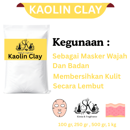 Kaolin Clay / Kaoline / Bubuk Kaolin