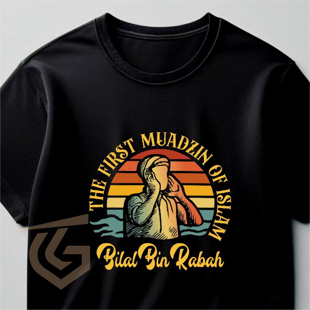 Kaos Bilal bin Rabah The First Muadzin - Graftee Store