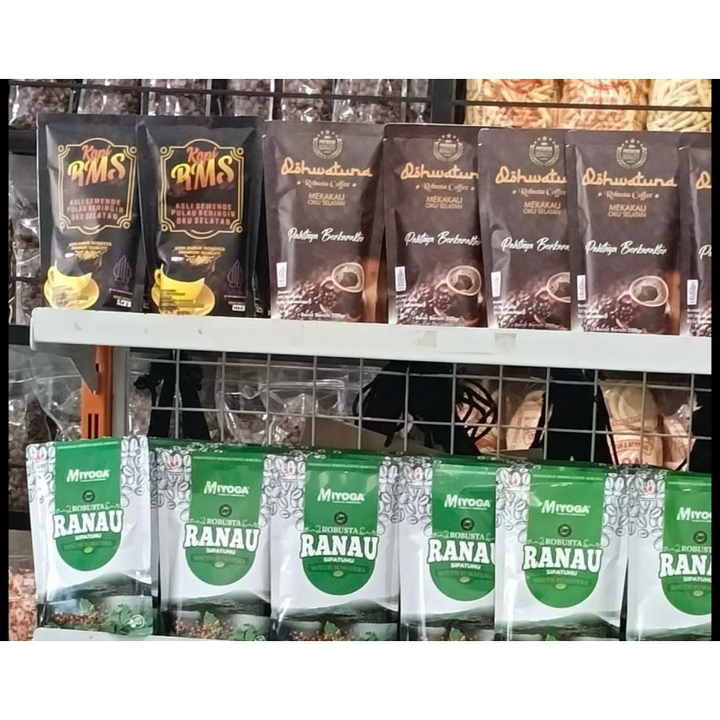 Kopi bubuk BMS asli semende danau Ranau OKU Selatan