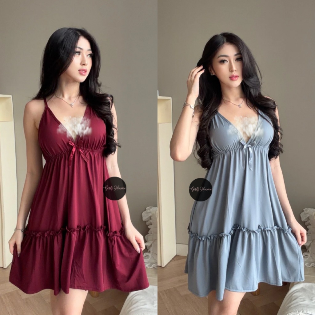 Abelle Sleepwear Lingerie Dress [ Girlsheaven_id ]