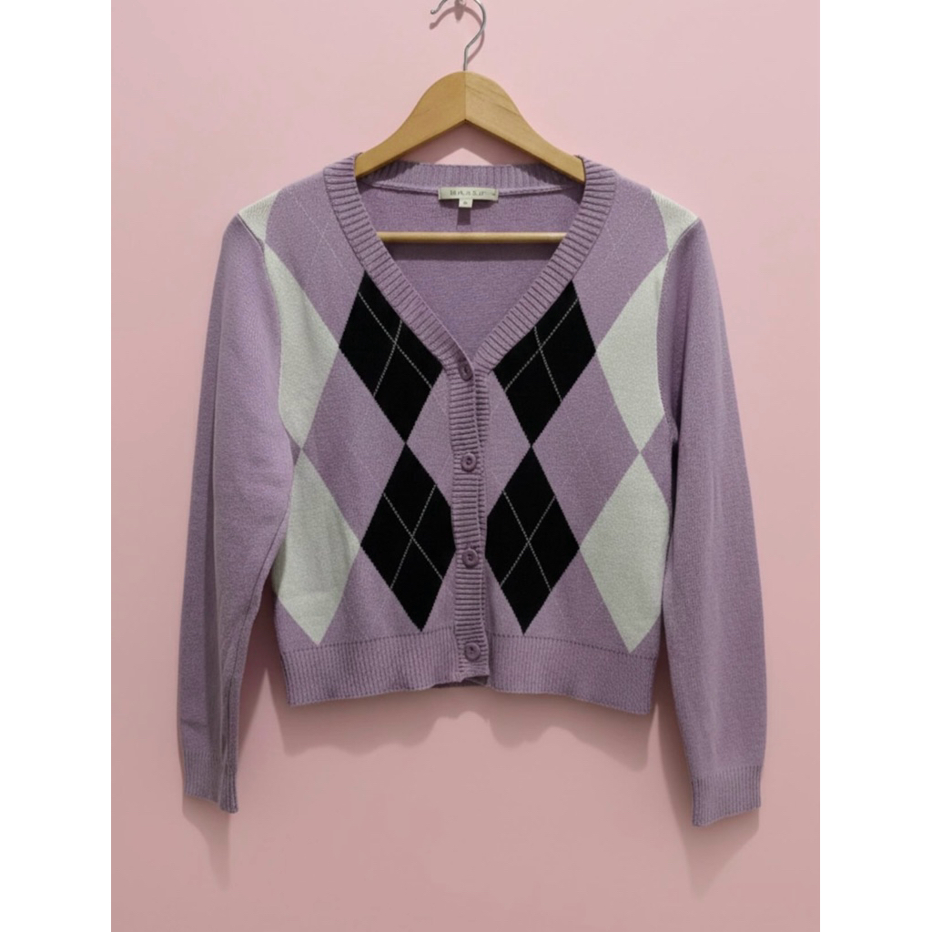 cardigan vest rajut korean crop