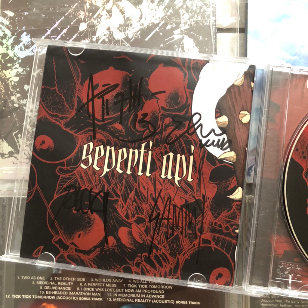 CD Seringai Band Seperti Api Boxset Original Official High Octane Records SIGNED ALL PERSONNEL