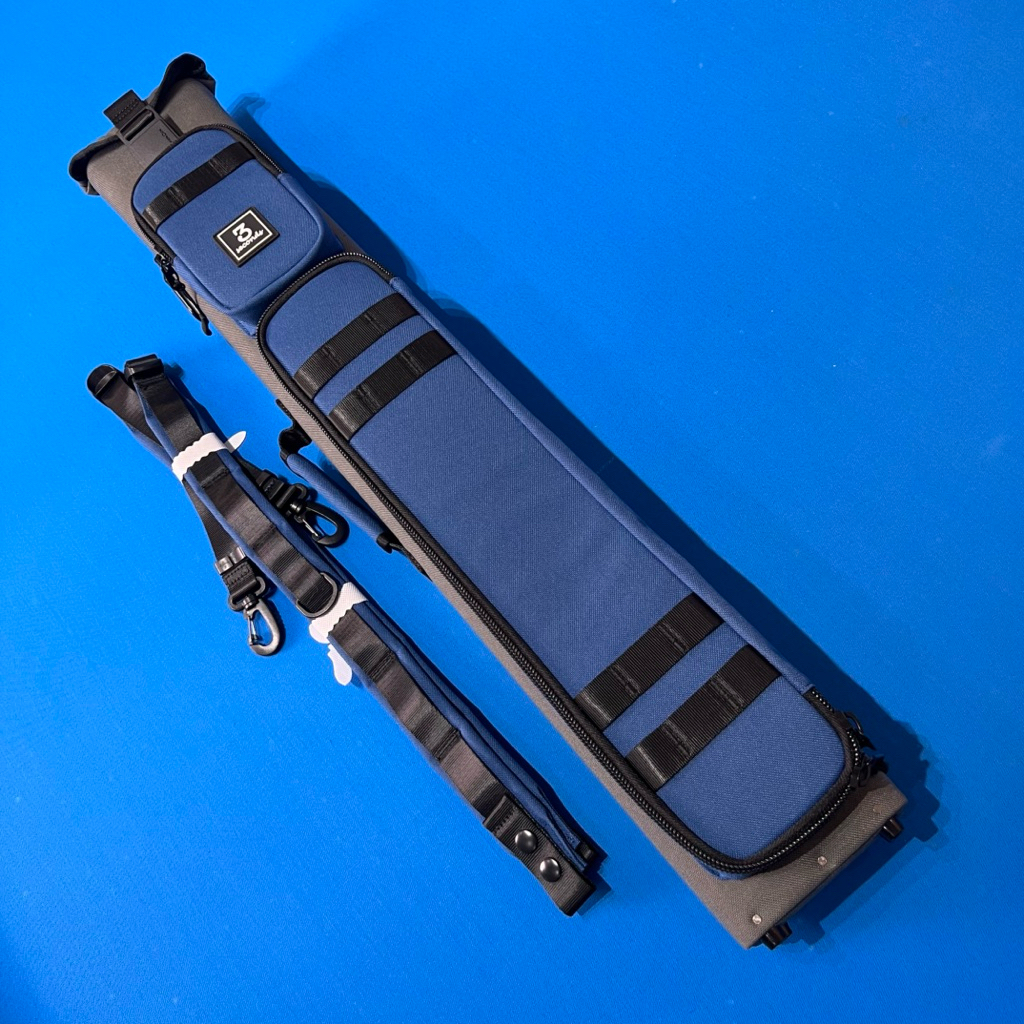 Tas Stick Billiard 3 SECOND Cue Blue Hardcase 3x5 / Tas 3 Second Hardcase 3x5