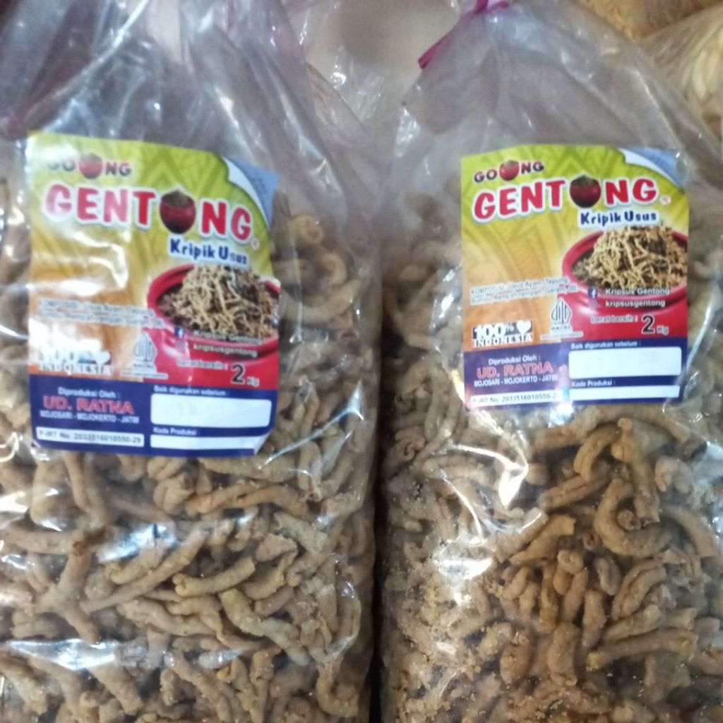 Kripik Usus Cap Gentong 1000gram