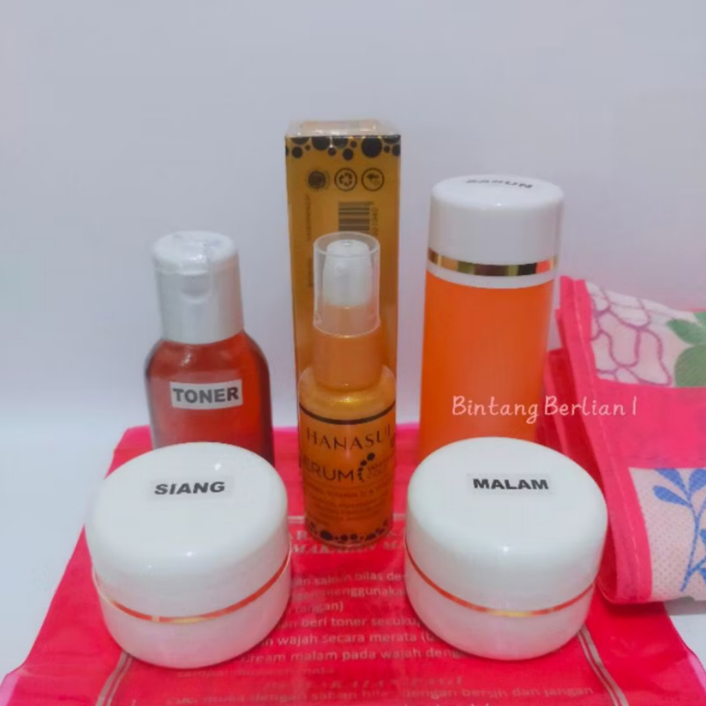 Cream Paketan 15gr Plus Serum Gold Hanasui