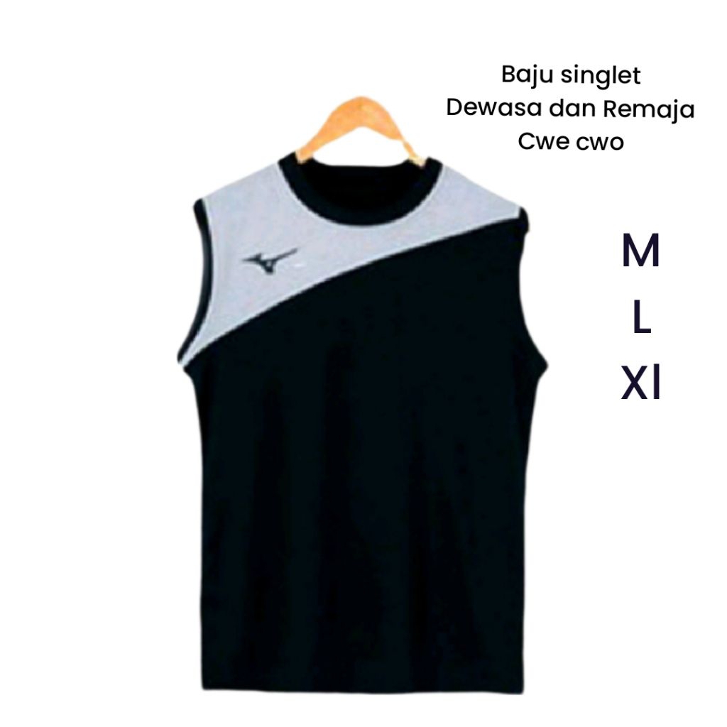 baju singlet dewasa dan remaja pria dan wanita baju  solahraga futsal voli bulutangkis