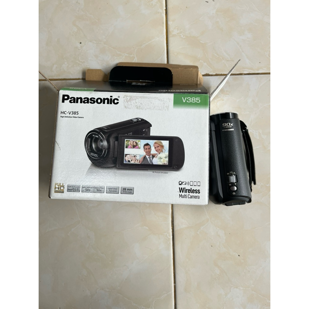 handycam panasonic hc v385 kondisi baik