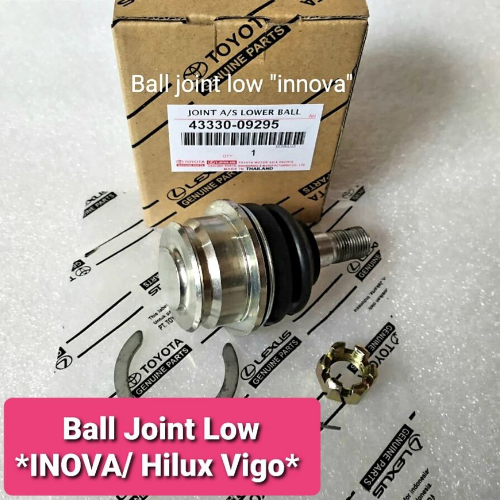 Ball Joint Bawah Toyota Innova Fortuner Hilux - Ori Toyota, Tahan Lama, Instalasi Mudah