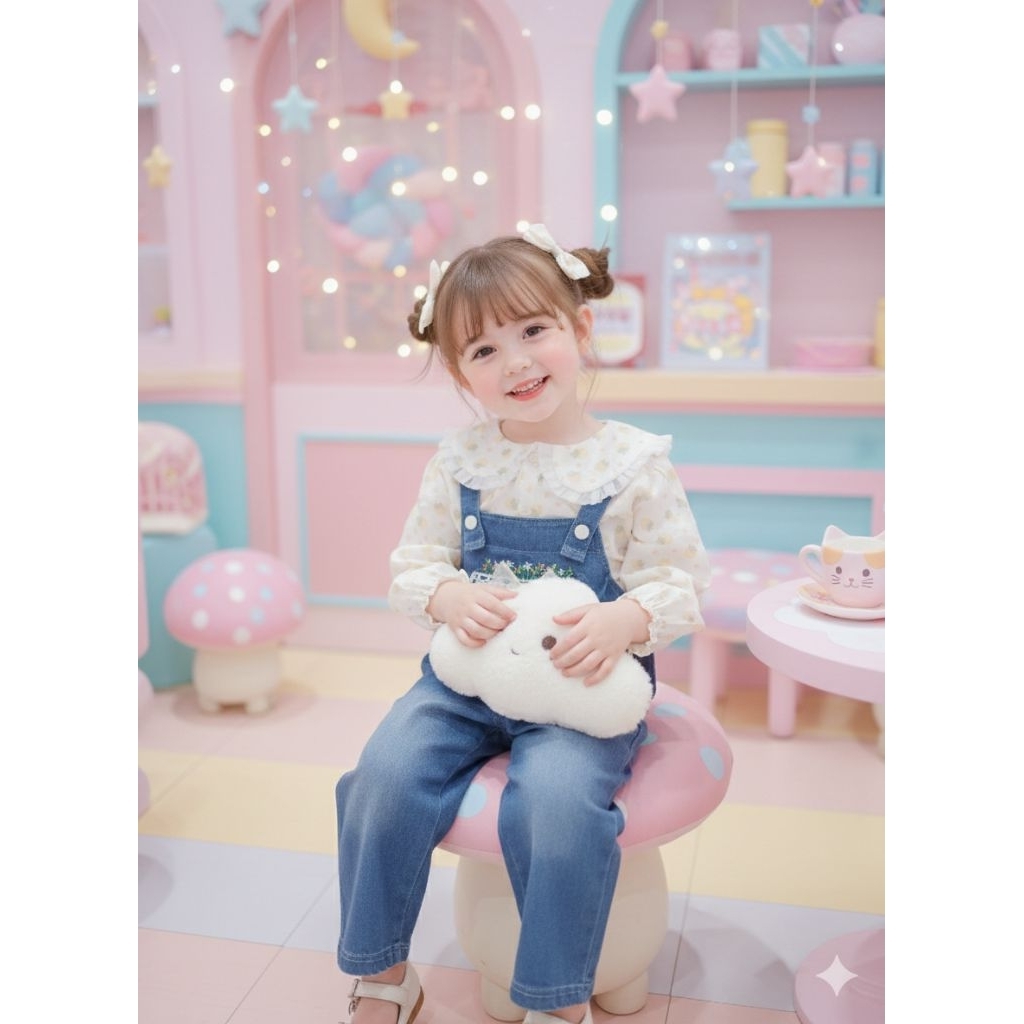 baju anak overall jeans anak import baju kodok anak perempuan romper jeans anak cewe import