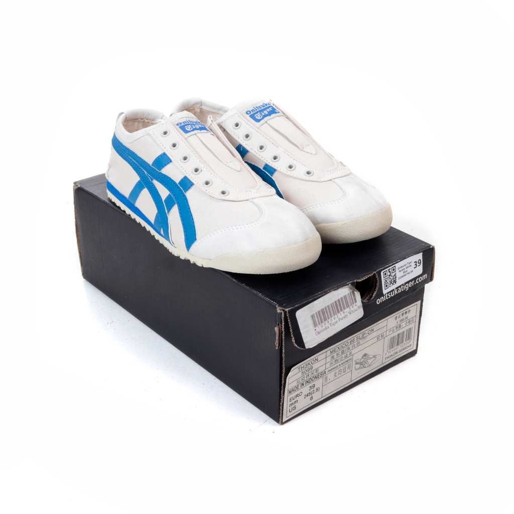 (SLPRDS) Sepatu Sneakers Onitsuka Tiger Paraty White Blue