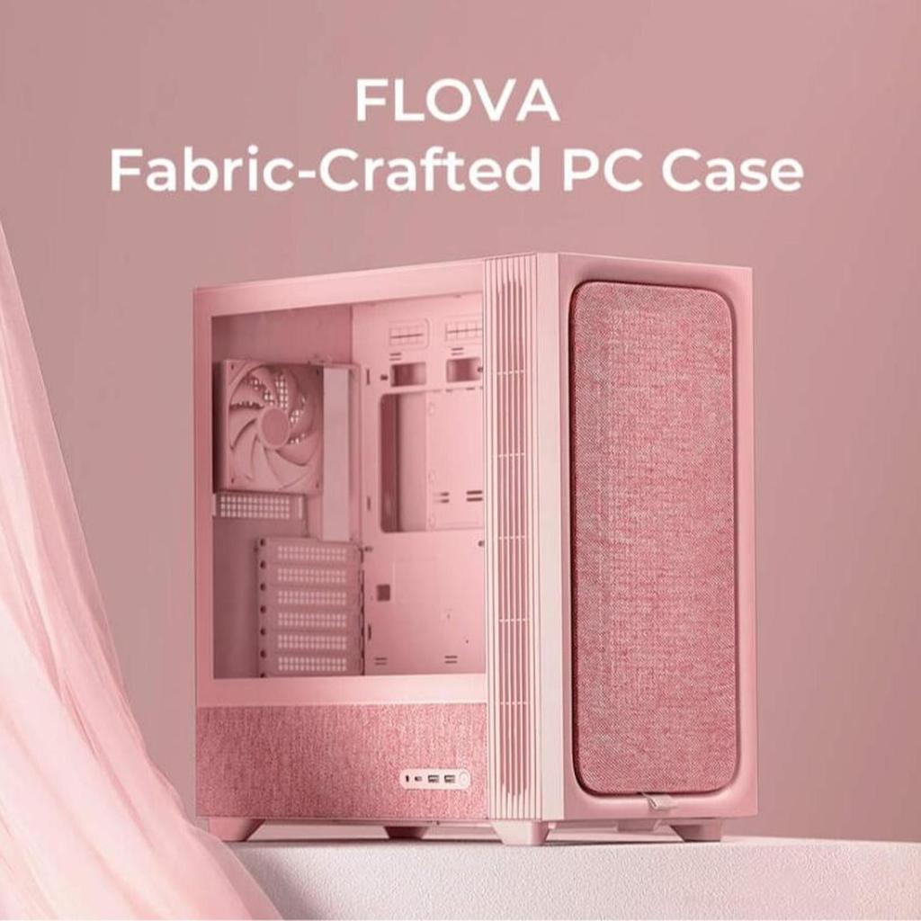 TRYX FLOVA F50 PINK FLOVA F50 Mid Tower ATX Case | PINK