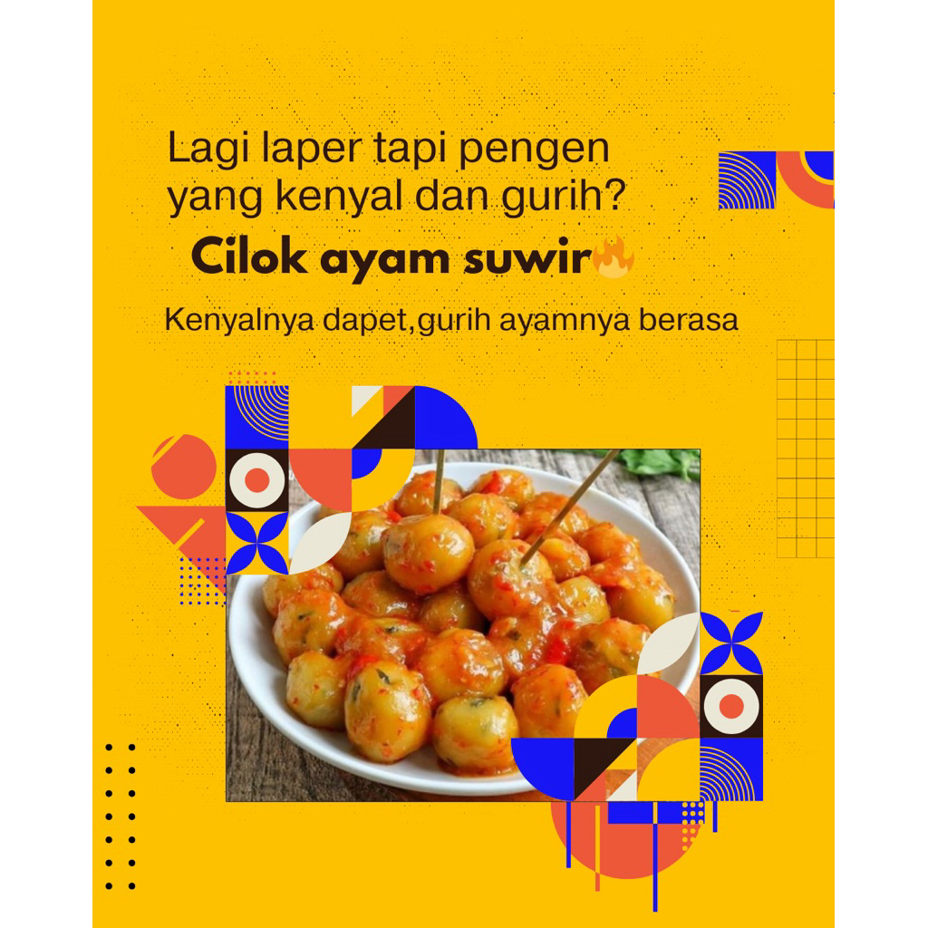 CILOK ISI AYAM SUWIR