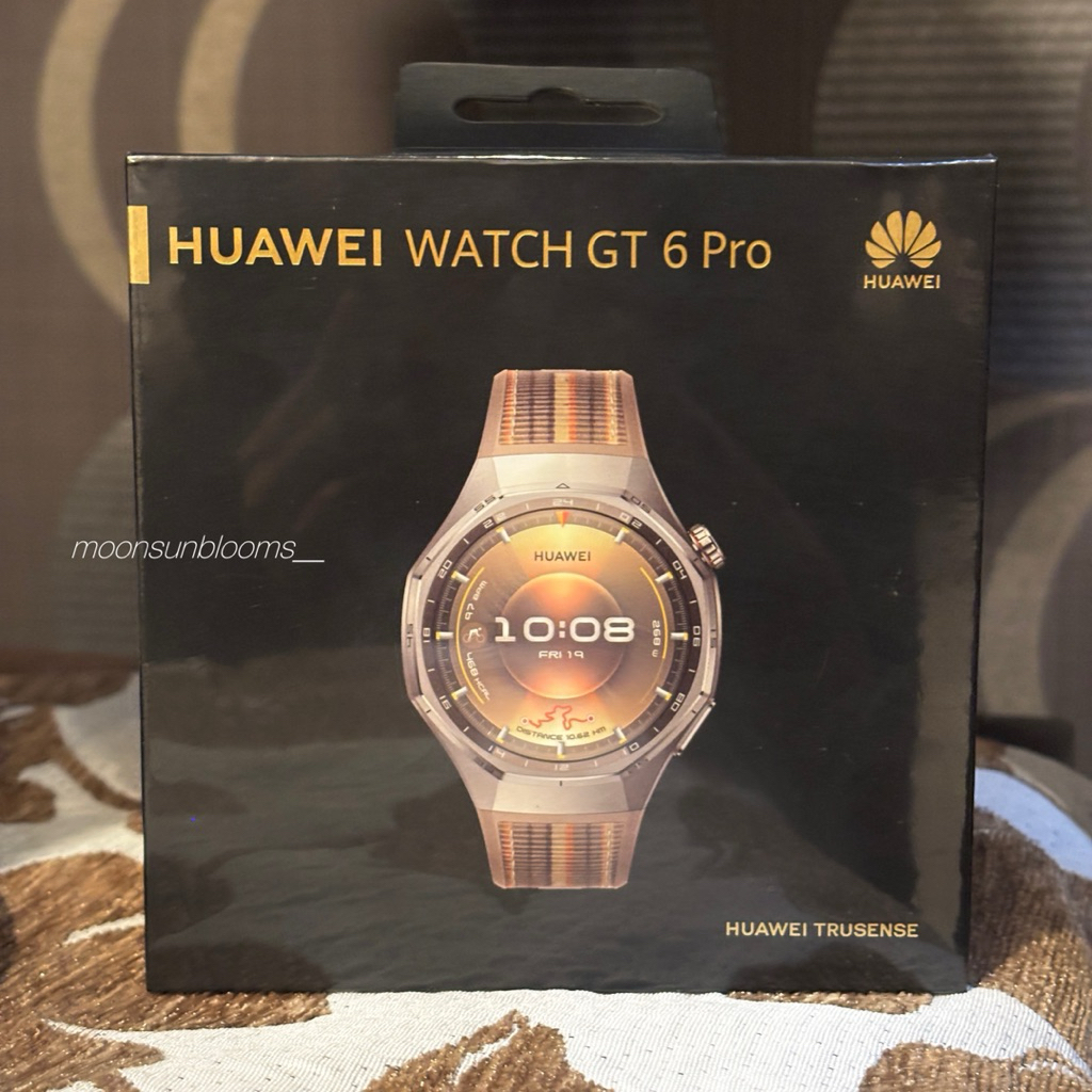 JUAL CEPAT Huawei GT 6 Pro Smartwatch (Brown) | Jam Tangan Pria / Laki-laki | Jam Kesehatan | Nego t