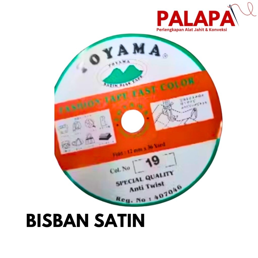 Bisban satin jenis satin polos harga per roll
