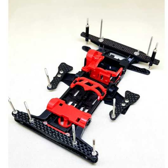 Tamiya Side Damper Chassis Super 2 Carbon Original Kosongan Kejurnas