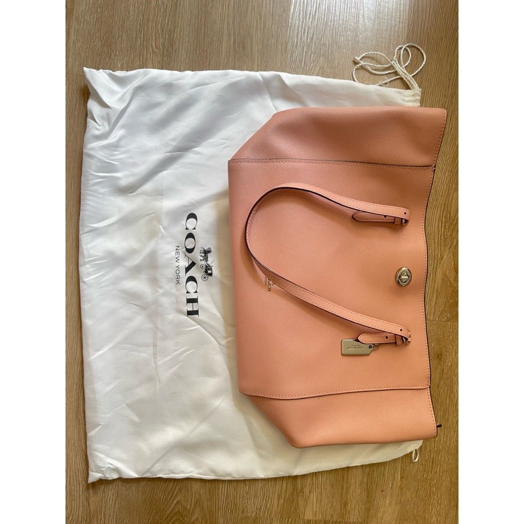 COACH TURNLOCK TOTEBAG PINK