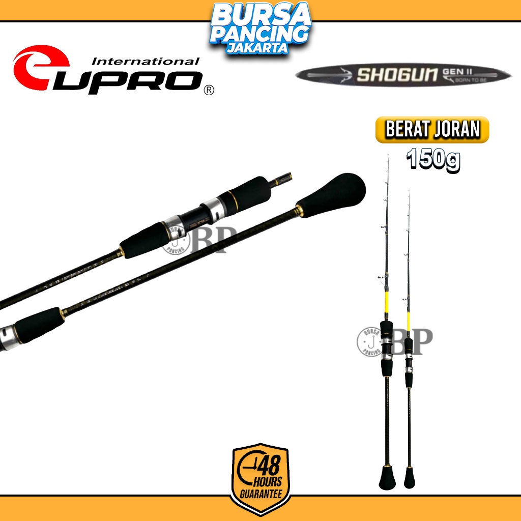 Joran Pancing Eupro Shogun Gen II Spinning & Overhead Carbon Hollow Helix Construction Full Fuji | J