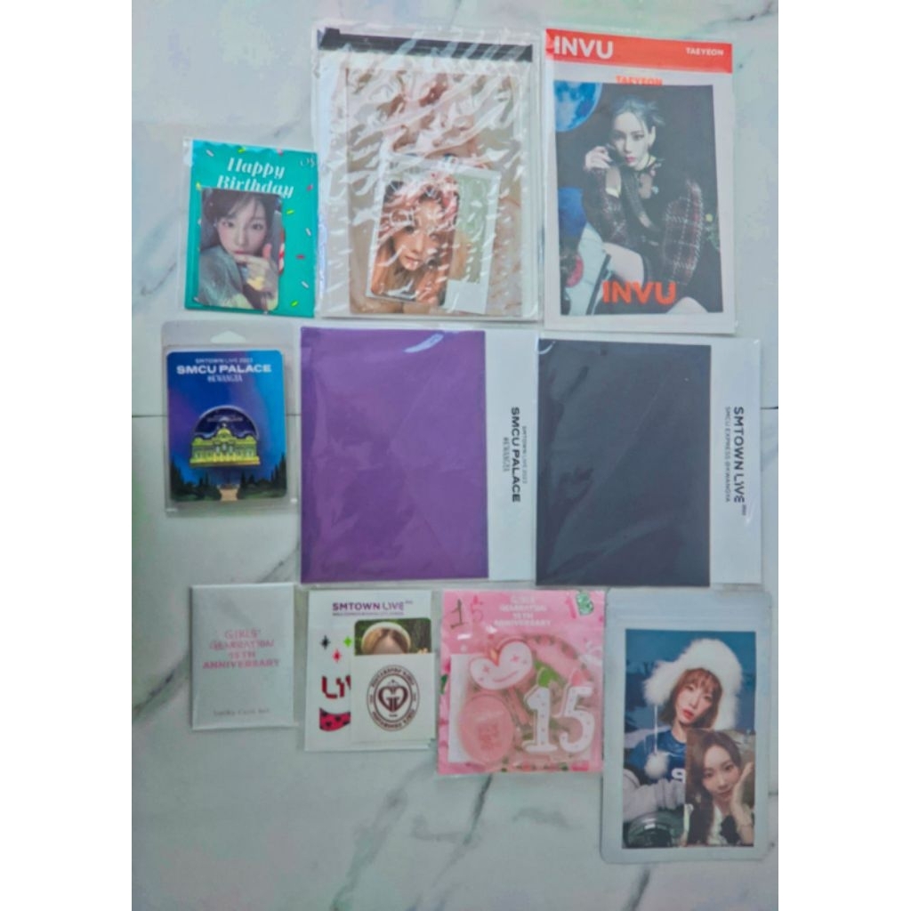 MD MERCH SNSD TAEYEON NEW SEALED ACRYLIC 15th ANNIV AR TICKET SMCU EXPRESS PALACE BIRTHDAY LUCKY CAR