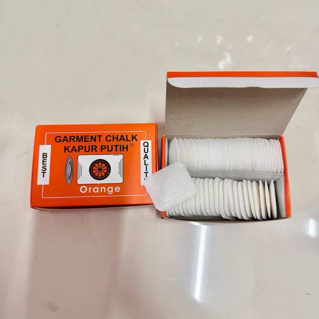 Kapur Orange Garment / Kapur Jahit Garment / Kapur Putih Orange Garment