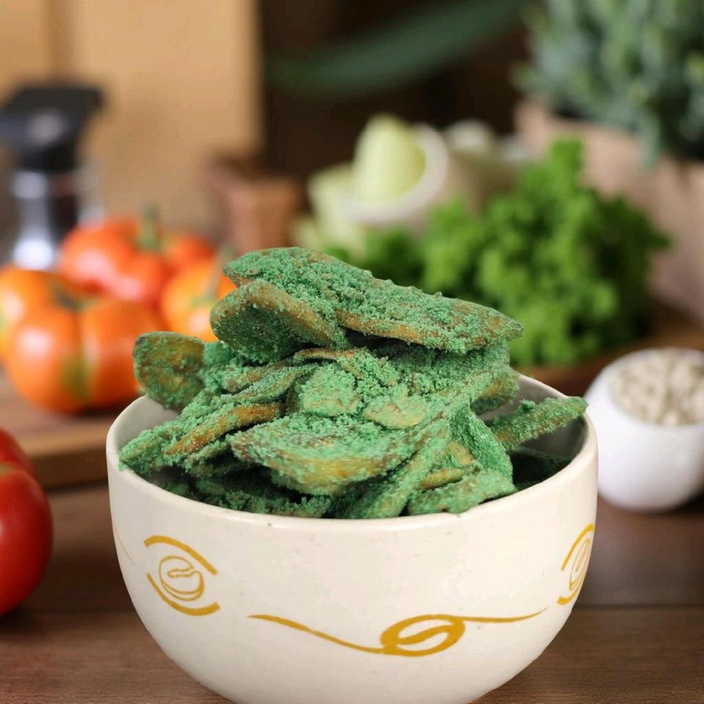 KERIPIK PISANG RASA MATCHA BUBUK MELIMPAH KHAS LAMPUNG KEMASAN 1KG READY IRISAN PANJANG & KOIN