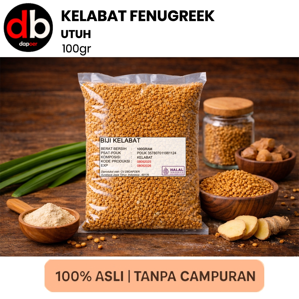 Biji Klabet 100gram Fenugrek Bubuk Klabet