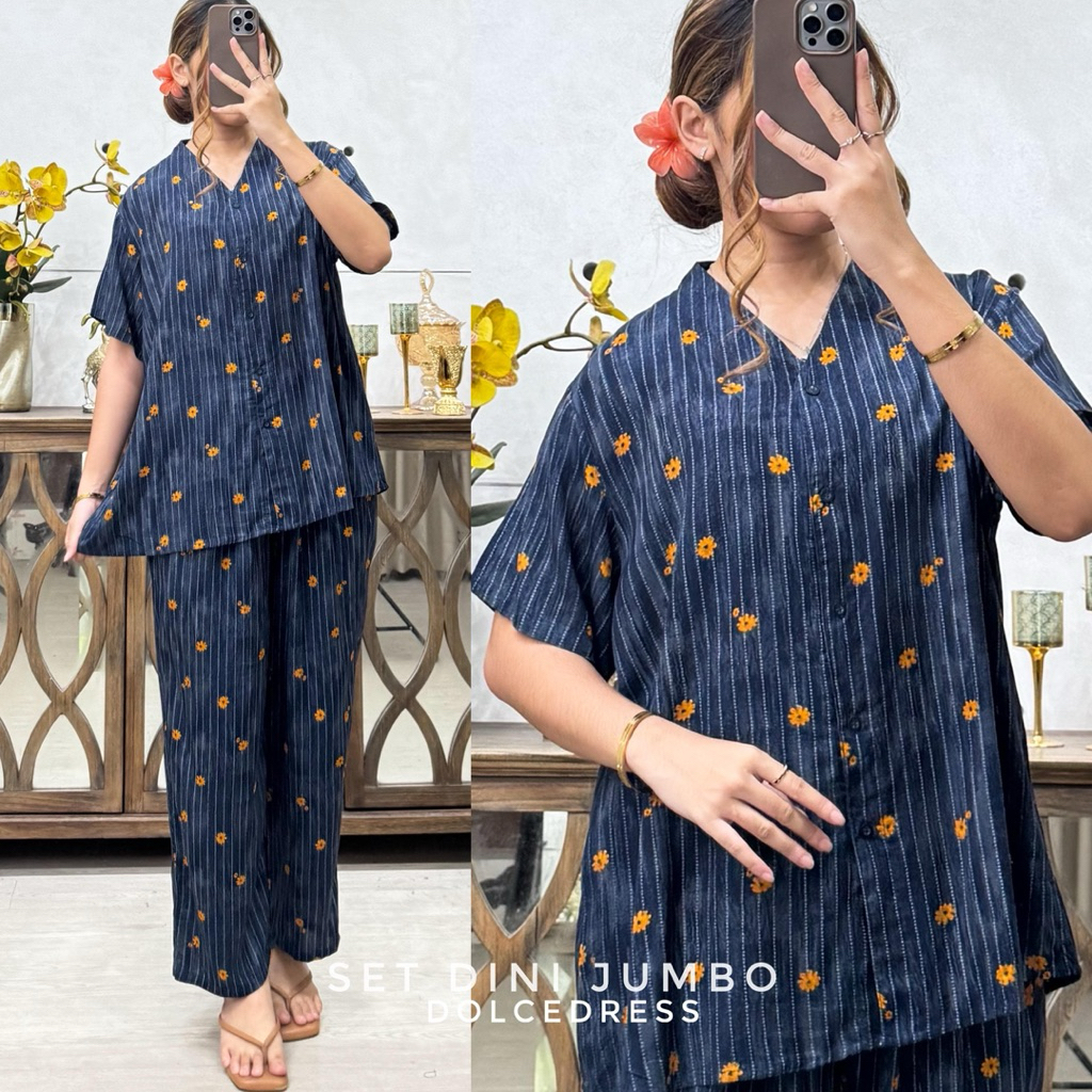 Setelan Celana DOLCE DINI Piyama Motif By Dolce Dress
