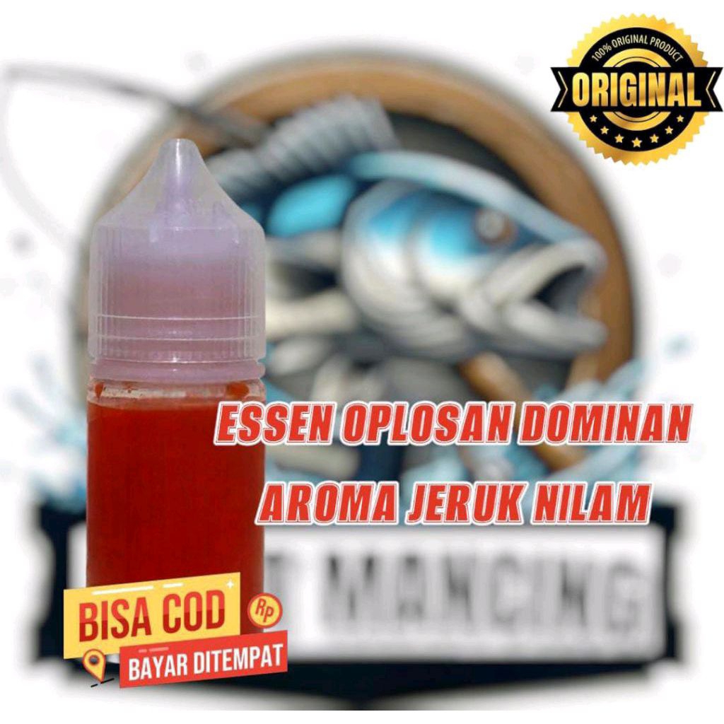 Essen Ikan Mas jeruk nilam Asli Paling Gacor, Essen Oplosan Ikan Mas Amis Wangi Gurih Spesial Essen 