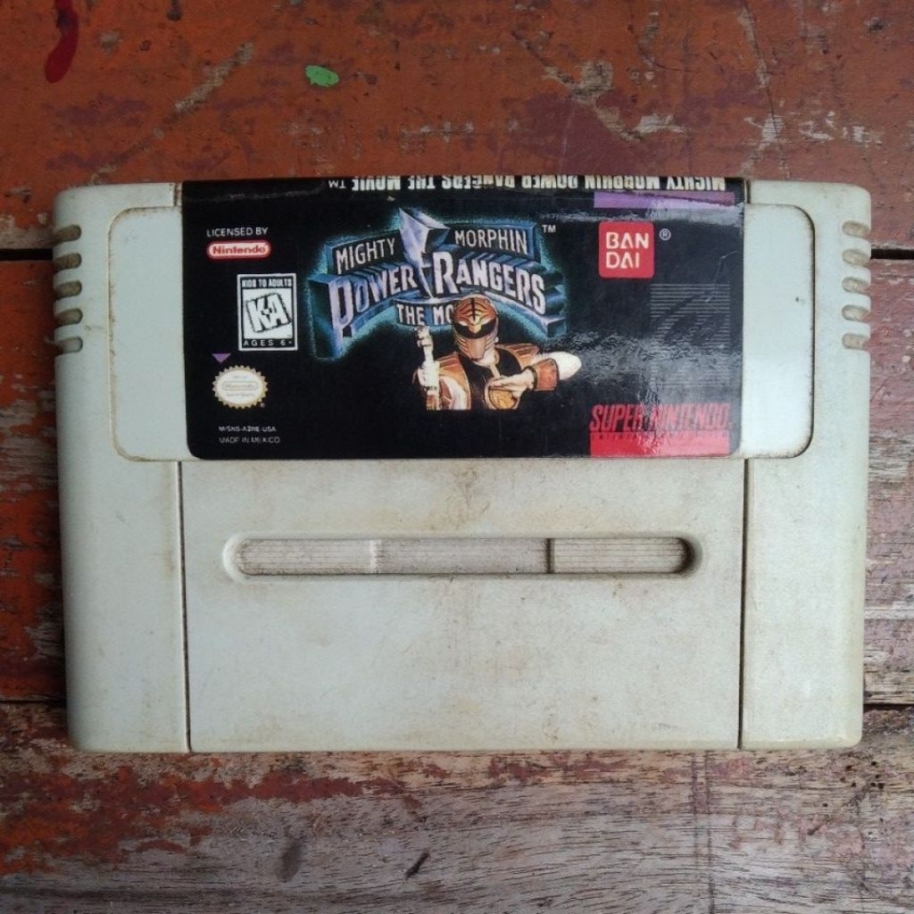 KASET SUPER NINTENDO SNES POWER RANGERS