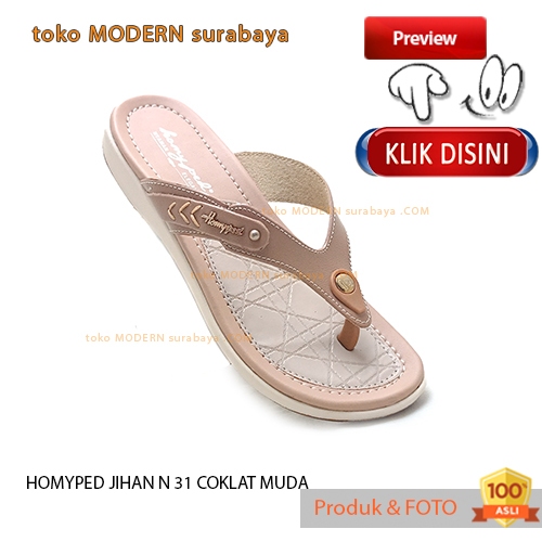 Sandal wanita casual sendal jepit,,selop trepes HOMYPED JIHAN N
