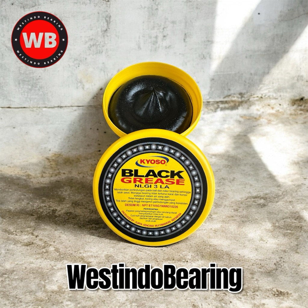 Stempet Grease Gemuk Kyoso Hitam 100gram