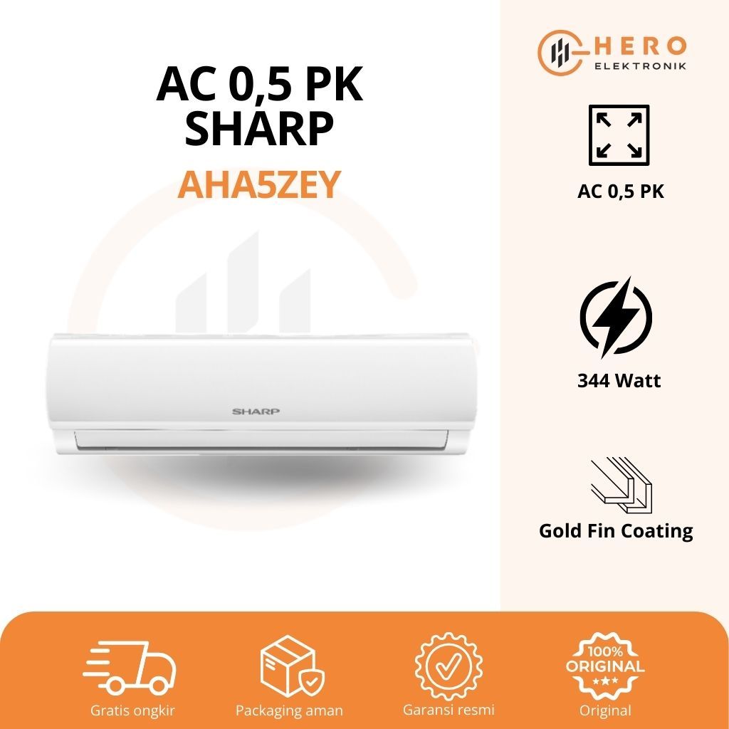 AC Sharp 0,5 PK Setengah PK A5ZEY Garansi Resmi