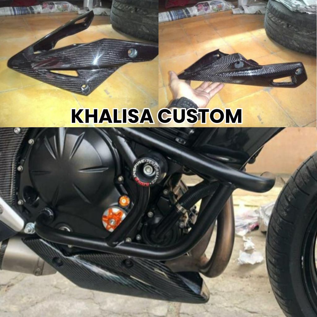 Undercowl Cover engine Kawasaki ER6N Carbon Kevlar