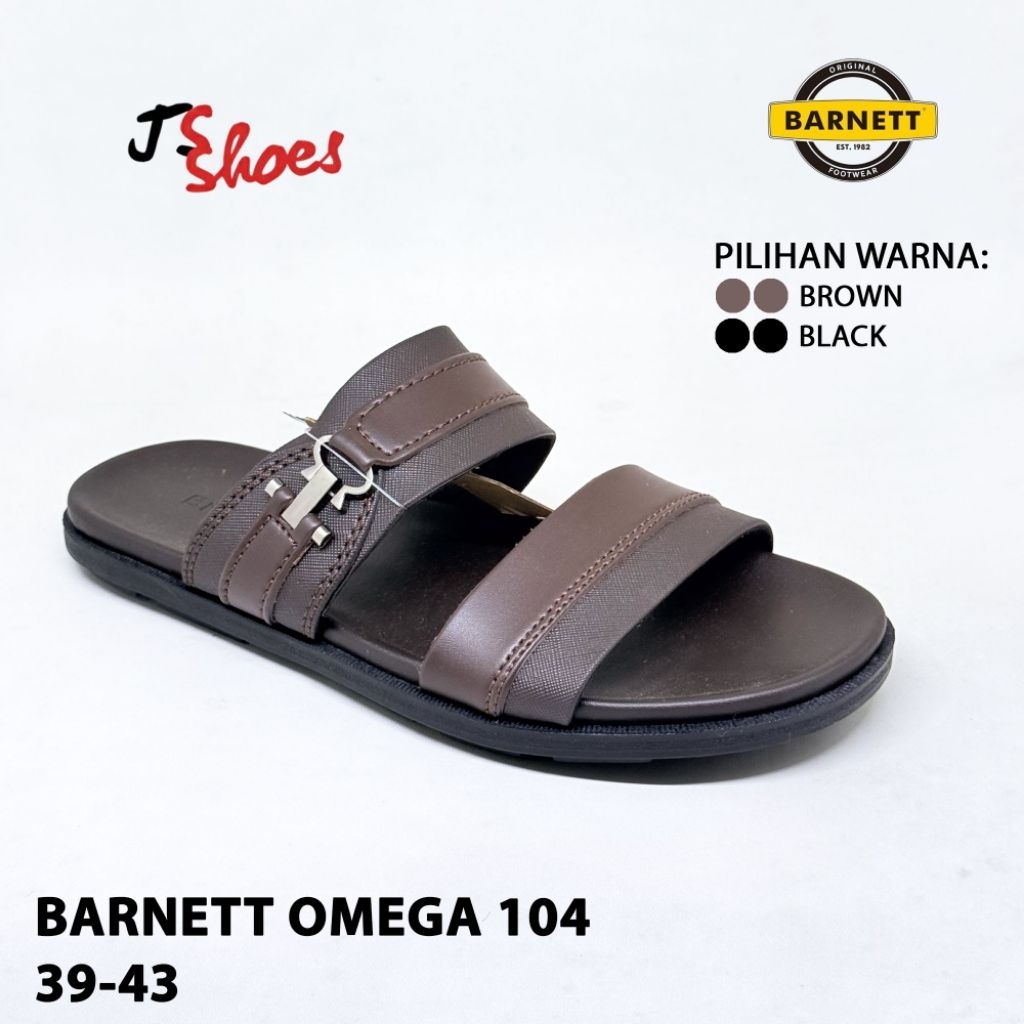 BARNETT OMEGA 104 - SANDAL SLOP CASUAL PRIA DEWASA MERK BARNETT ORIGINAL
