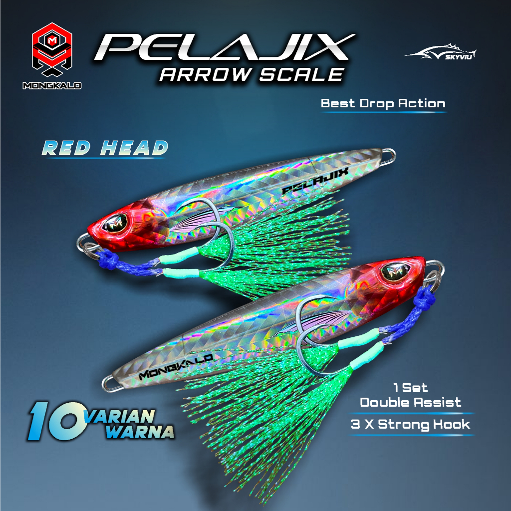 Mongkalo Pelajix Panah noGID noMotif Candy 60 Red-Head