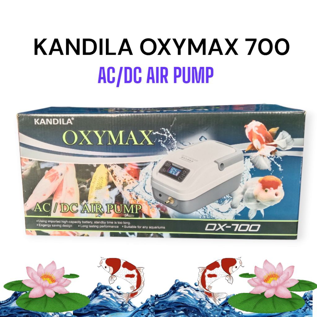Kandila OXYMAX OX700 Aerator ACDC/Airpump/ Aerator Kolam Aquarium