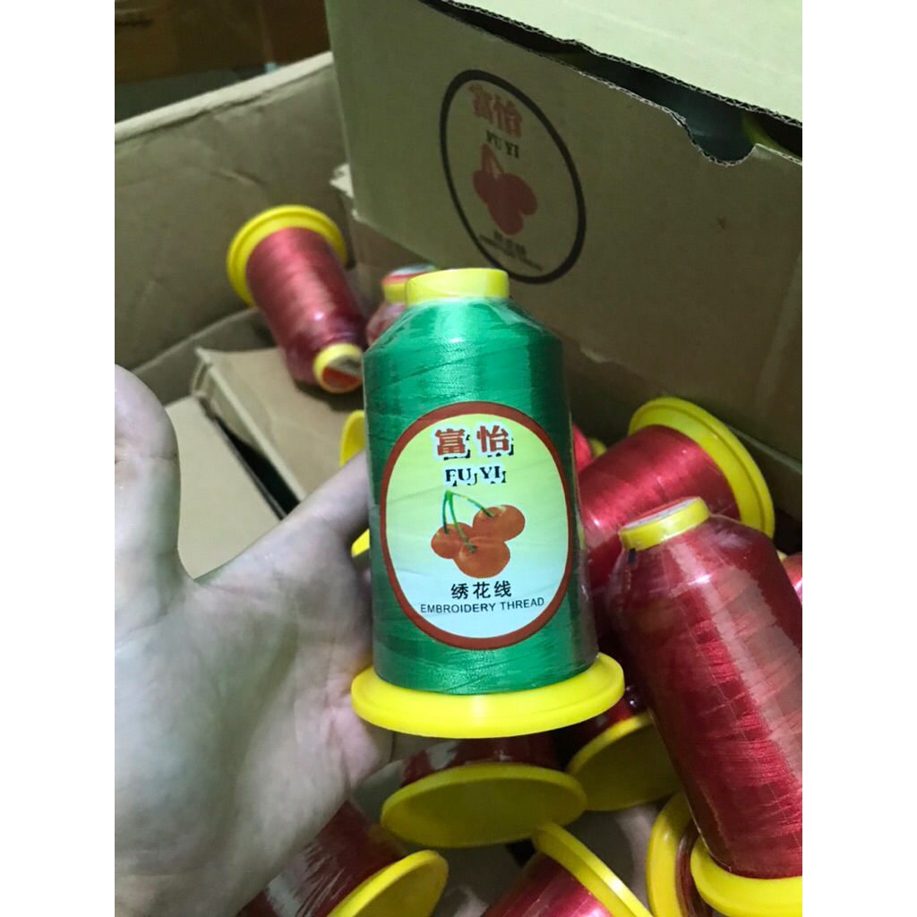 Benang Bordir Polyster Fuyi kualitas Bagus