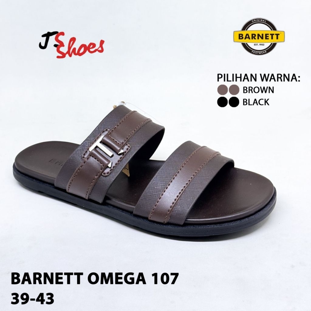 BARNETT OMEGA 107 - SANDAL SLOP CASUAL PRIA DEWASA MERK BARNETT ORIGINAL