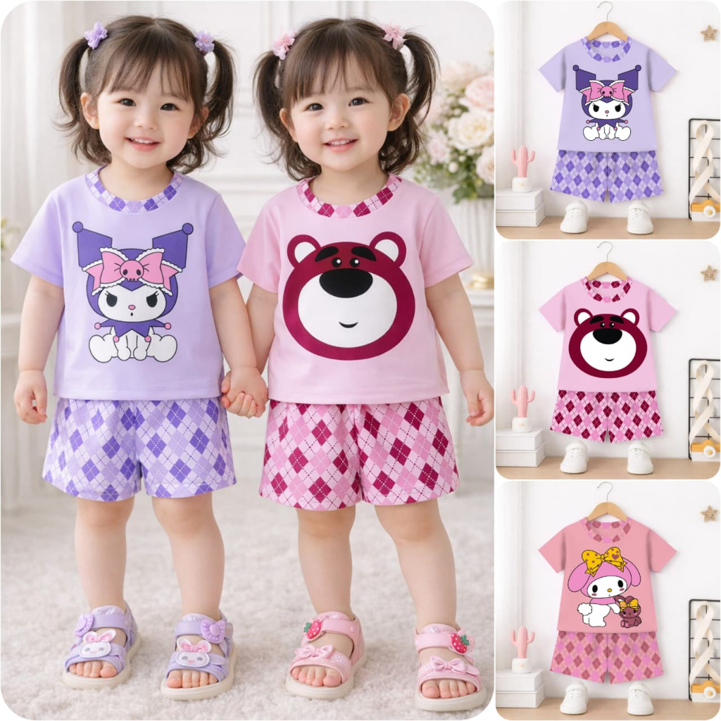 VALMELO SETELAN ANAK PEREMPUAN/BAJU ANAK CEWEK/SETELAN BAYI VAL-06