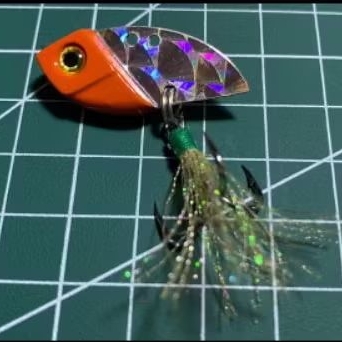 Vibra sirip hiu HS / lure Vib HS / umpan casting sirip hiu half solid / umpan pancing casting