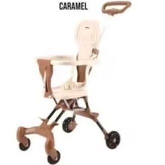 PRELOVED STROLLER LIPAT MINIMALIS BISA DILIPAT CREAM BAYI