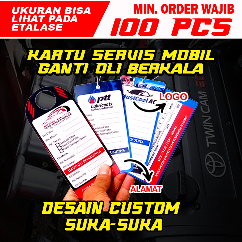 GANTUNGAN SERVIS GANTI OLI MOBIL