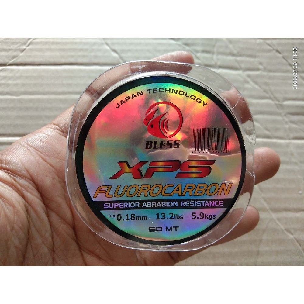 BLESS XPS FLUOROCARBON 50M / SENAR PANCING LEADER XPS