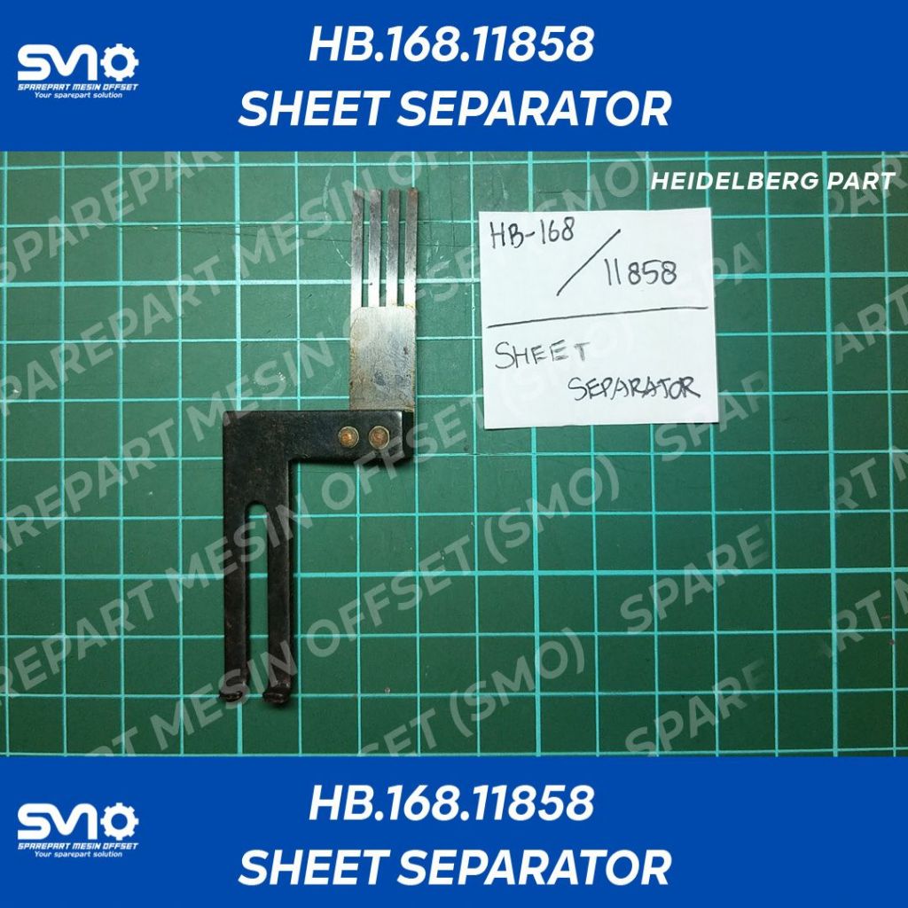 HB-168/11858 SHEET SEPARATOR SPARE PART MESIN CETAK OFFSET PRINTING MACHINE HEIDELBERG