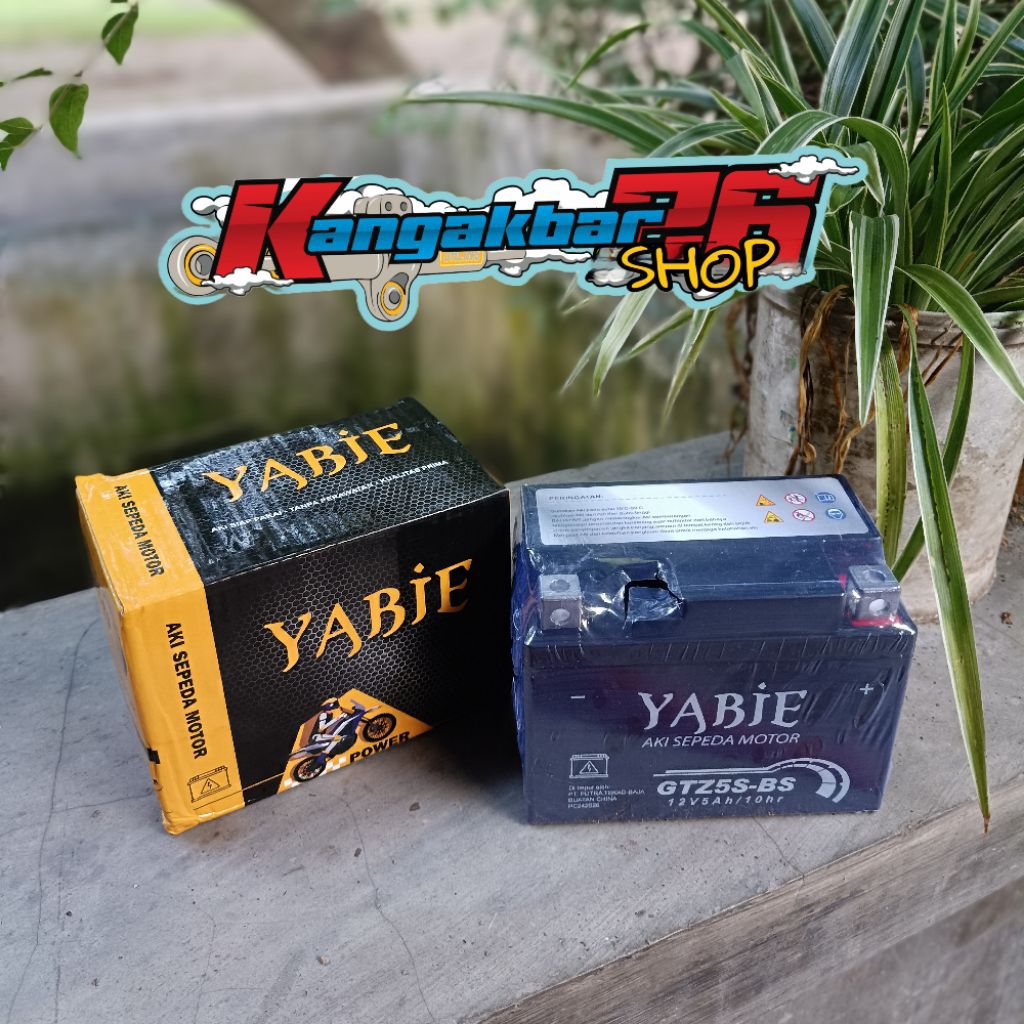 ACCU AKI KERING YABIE SEPEDA MOTOR 5A SUPRA KHARISMA BEAT VARIO