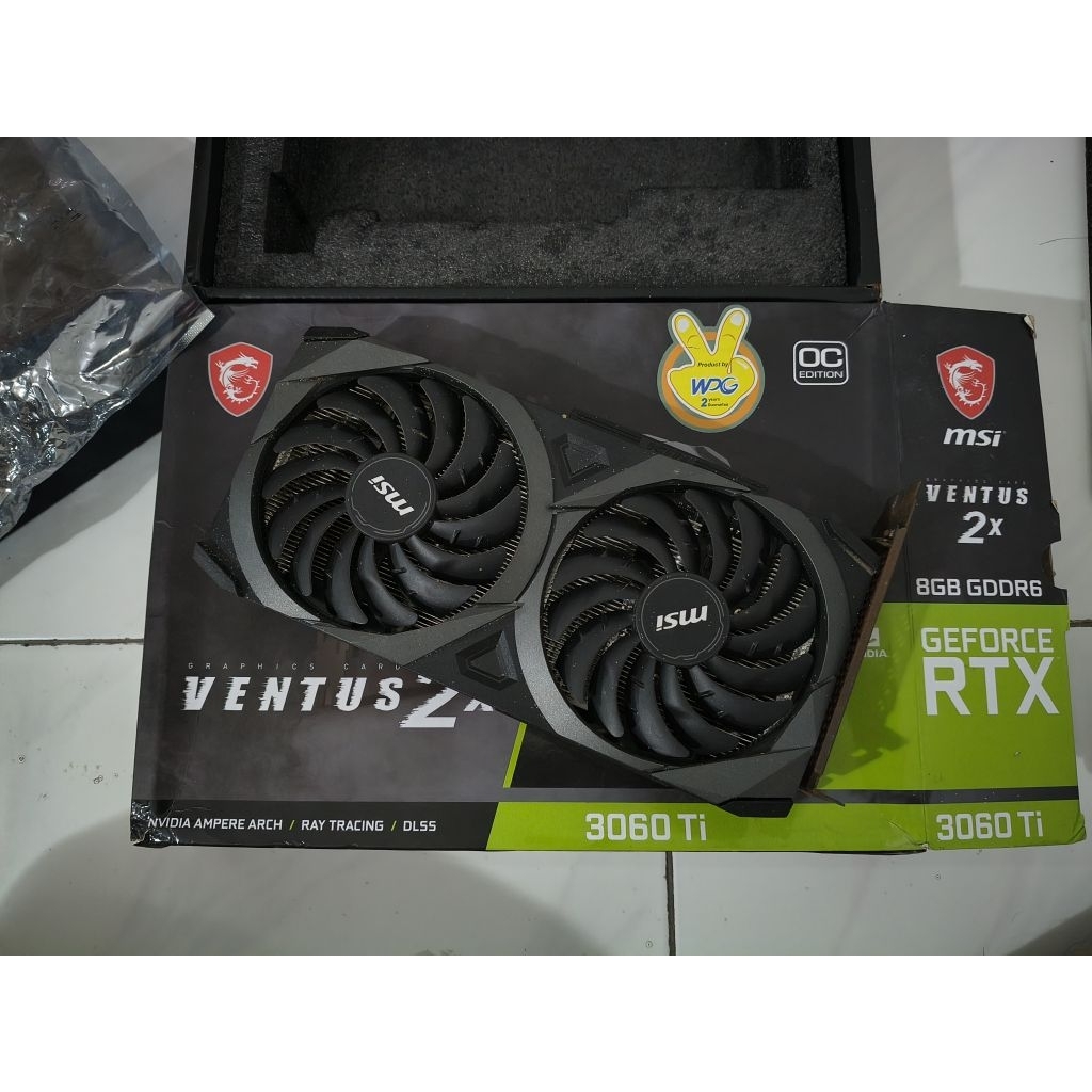 MSI rtx 3060 ti 8gb LHR