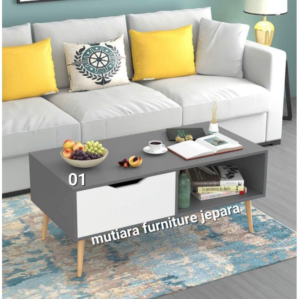 meja tamu minimalis/meja santai /meja aestetica finishing hpl