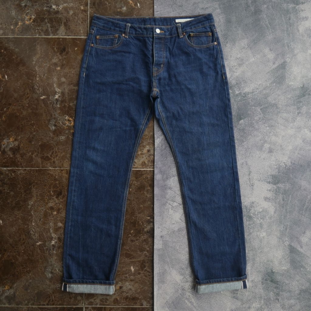 Mined Zero Red Line Selvedge Denim Jeans 7 Pocket Regular Fit Pants