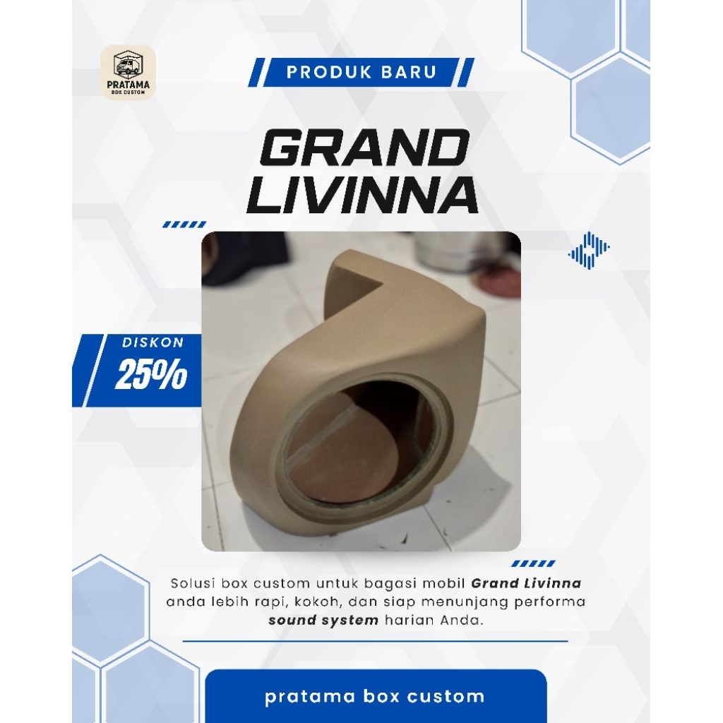 Box Sudut Mobil Livinna sudut - Handmade Pratama Box Custom