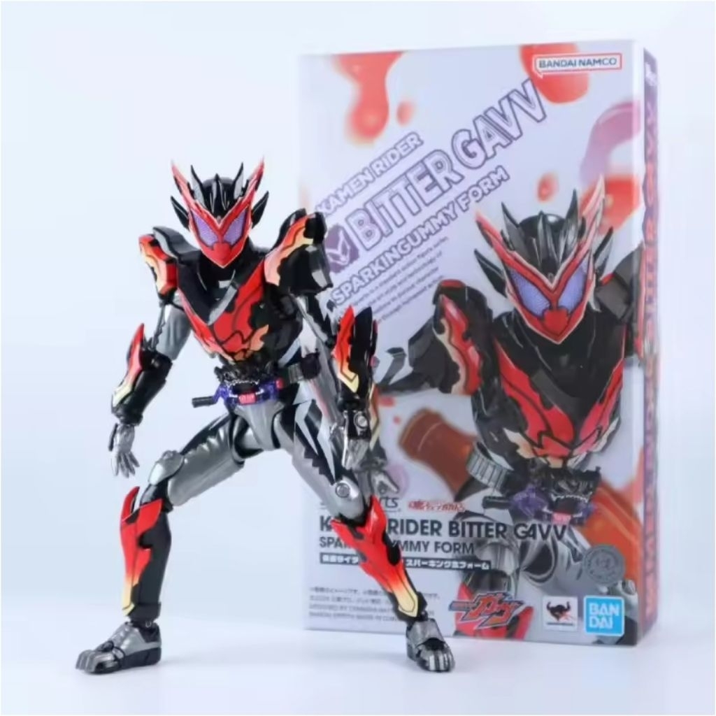 BANDAI SHF Kamen Rider Bitter Gavv Sparking Gummy Form Anime Action Figure