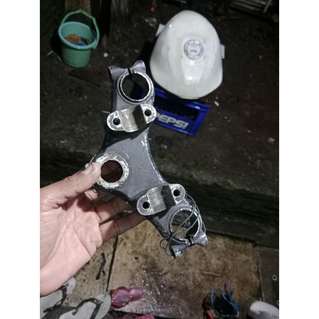 segitiga atas yamaha rx king master cobra tahun tua original copotan
